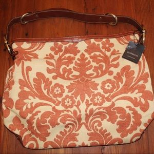 Printed Fabric Shoulder Bag